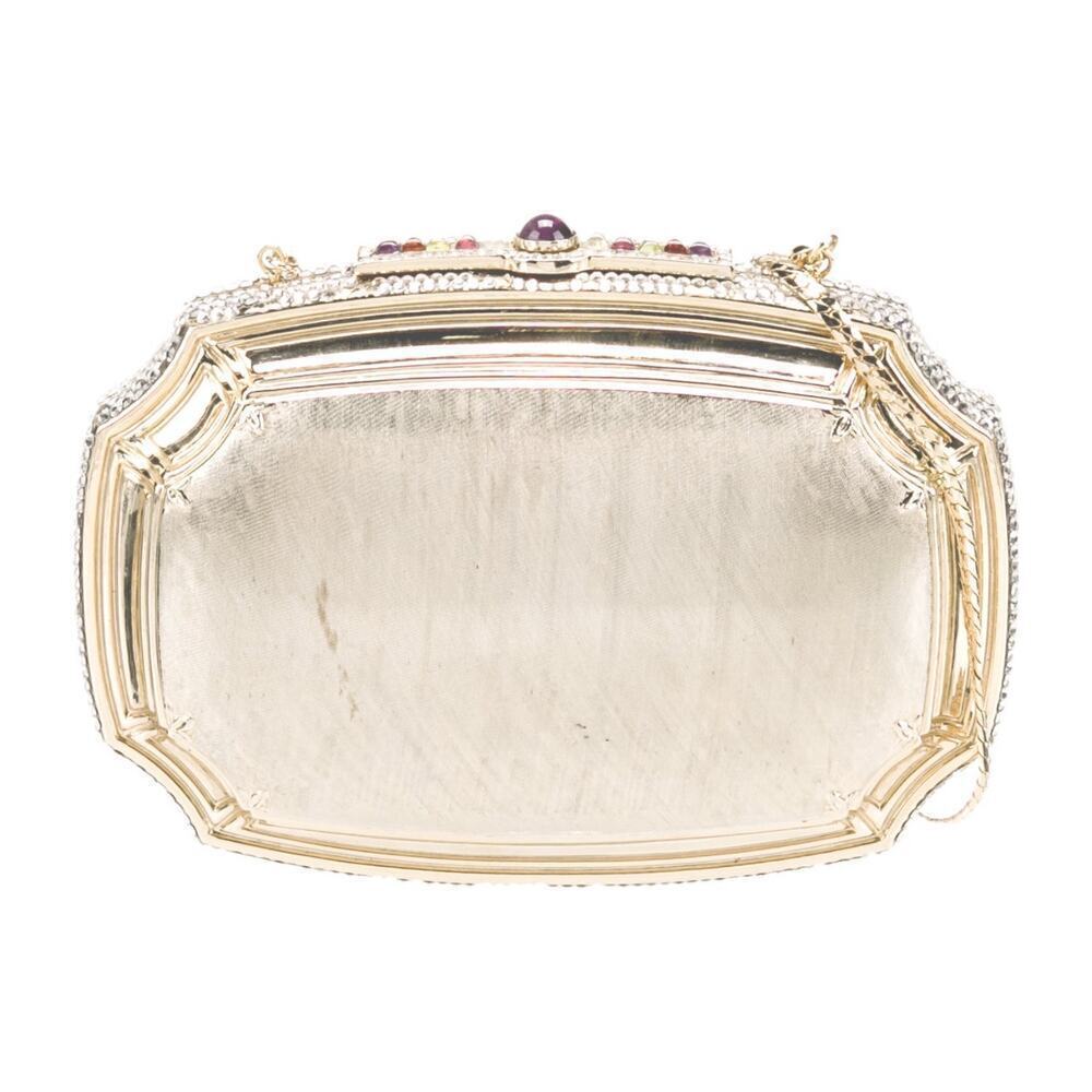 Judith Leiber Convertible Minaudière with Gemstone/Crystal Trim and Accessories - Picture 9 of 12